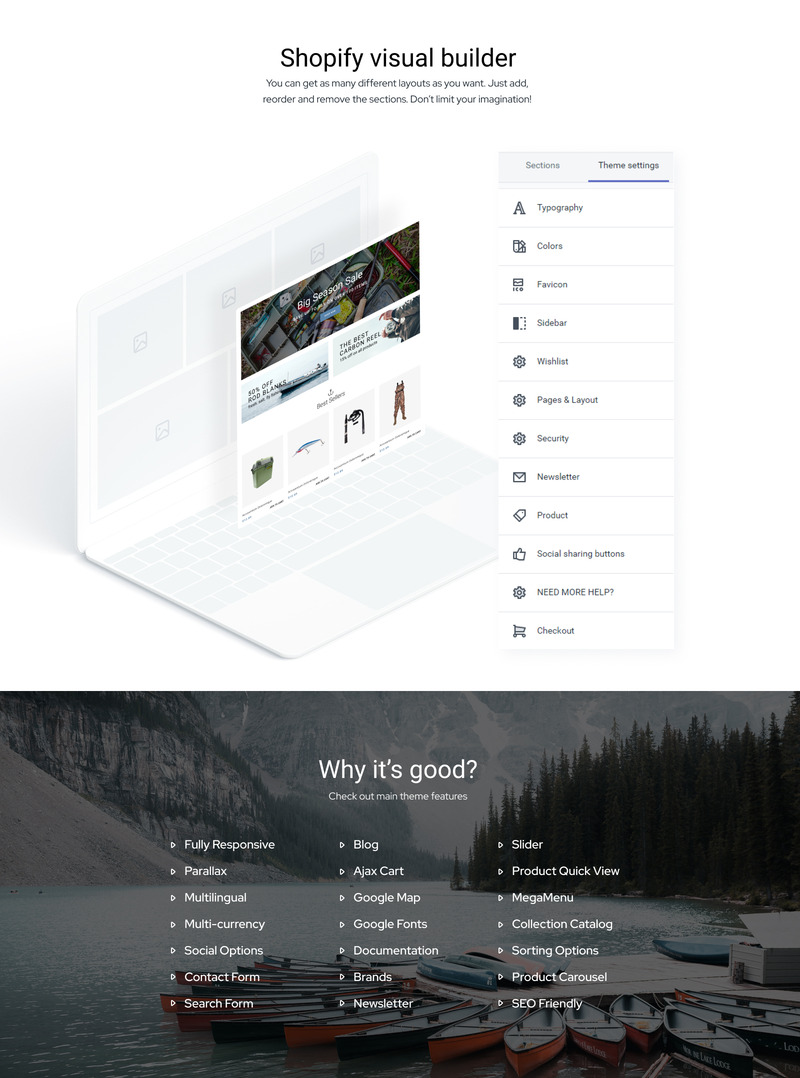 Fishift Fishing Store Multipage Clean Shopify Theme